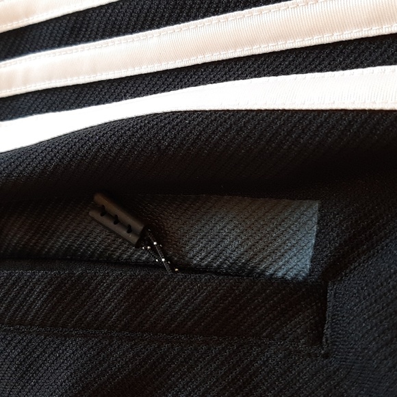 Adidas Track pants. Zippered leg.  Black. Medium. Elastic stretch waist.… - Picture 10 of 12